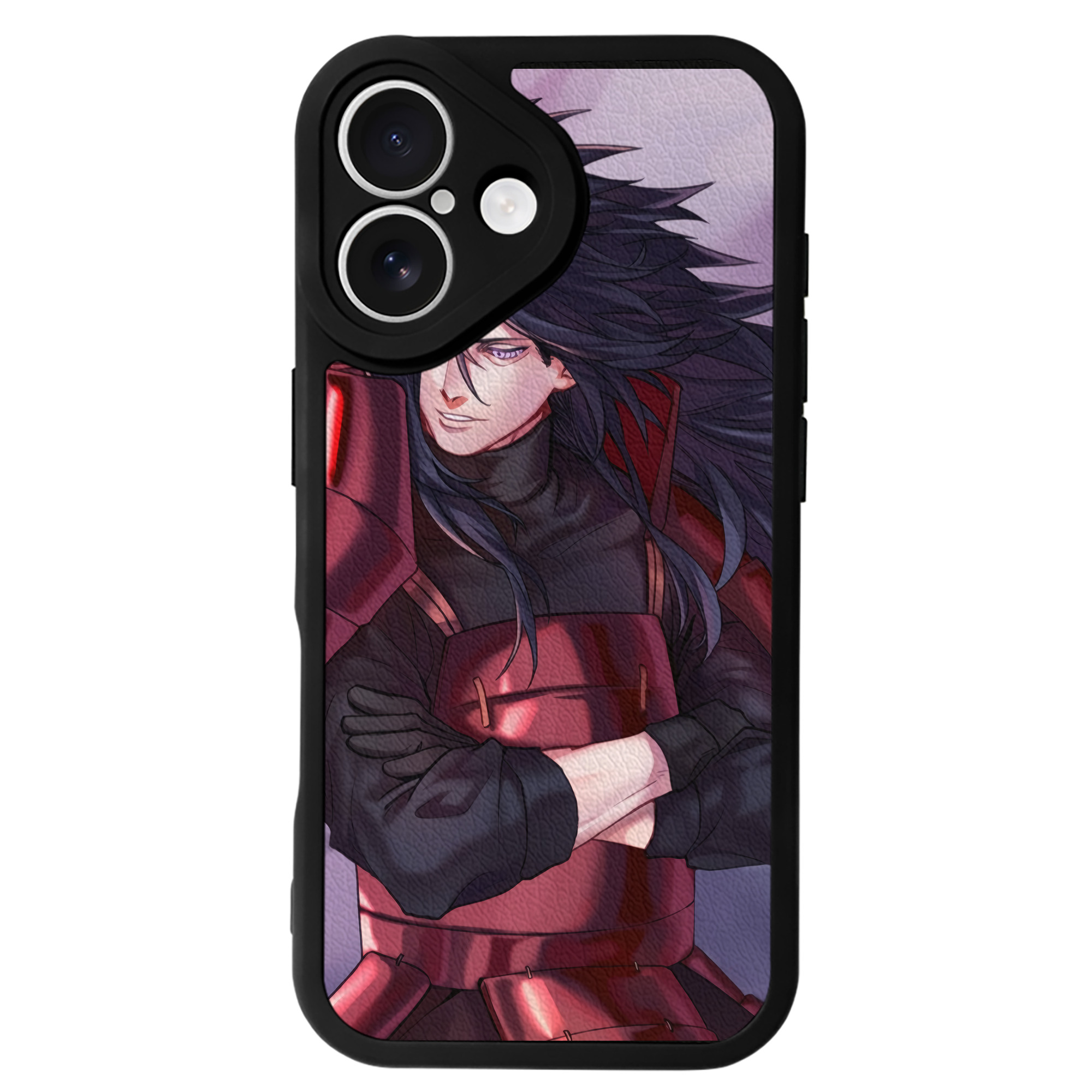 （画像用） NARUTO -ナルト- NARUTO -ナルト- 疾風伝 【iPhone 16シリーズ対応】シリコンスマホケース（レザー調） 材質：シリコン